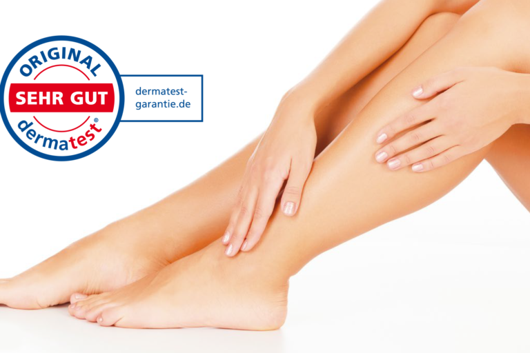 Prüfsiegel Dermatest - Geprüfte Hautverträglichkeit sehr gut