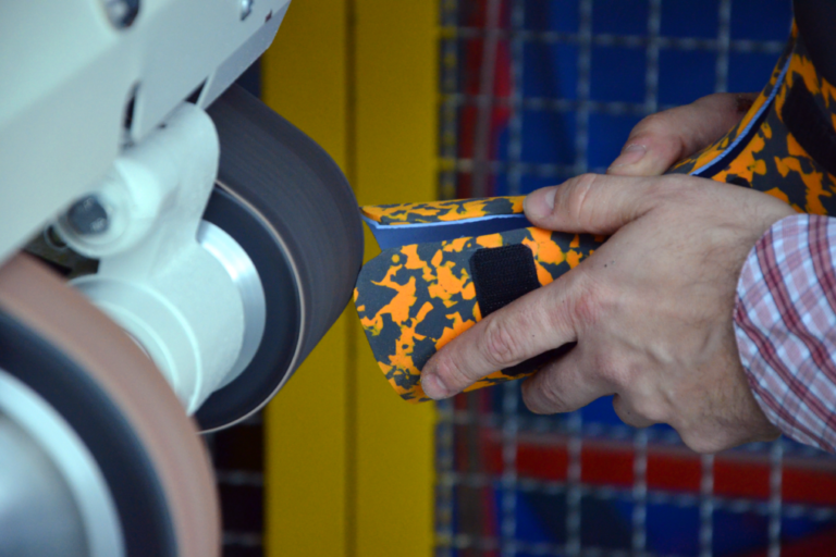 Schleifen eines Interimsschuh