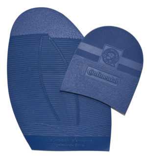 Halbsohle nora bel paso und Absatz Primus in Farbe blau | half sole in colour blue