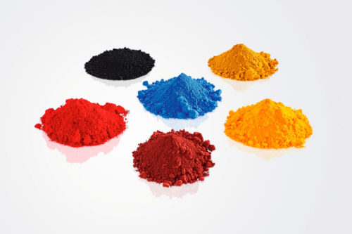 Füllstoffe und Farbpigmente sind Bestandteile von nora Materialien