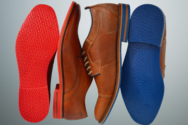 nora Astrolight Schuhsohlen in rot und blau