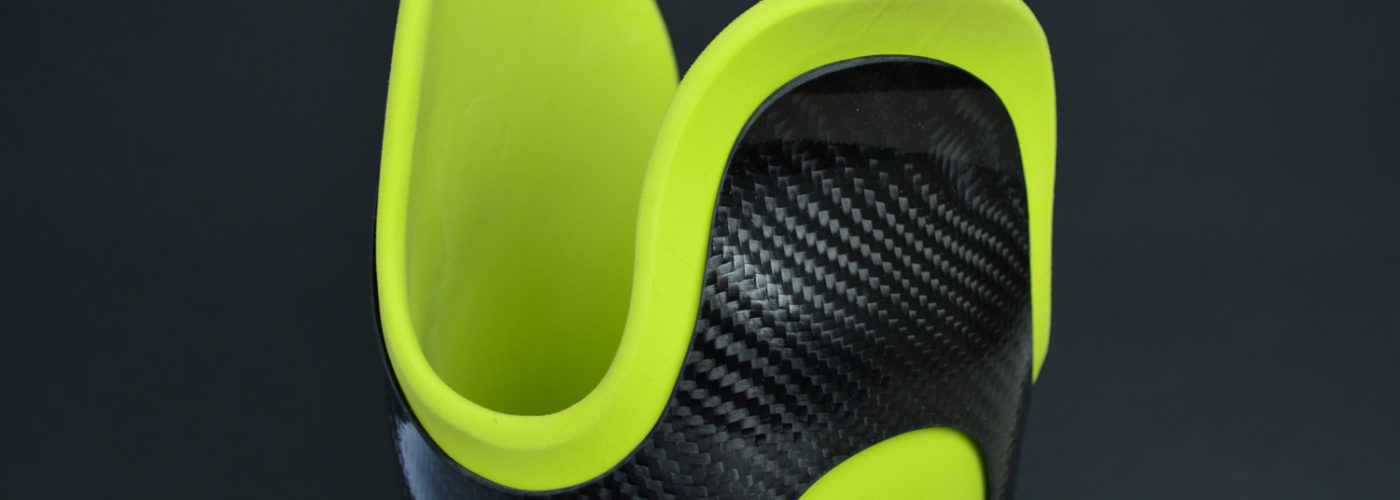 Prothesenschaft mit Innentrichter aus Lunasoft SL in der Farbe lemon