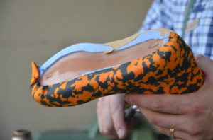 Aufbau eines Interimsschuh aus nora Lunasoft SLW, Lunairmed und weiteren nora-EVA-Materialien