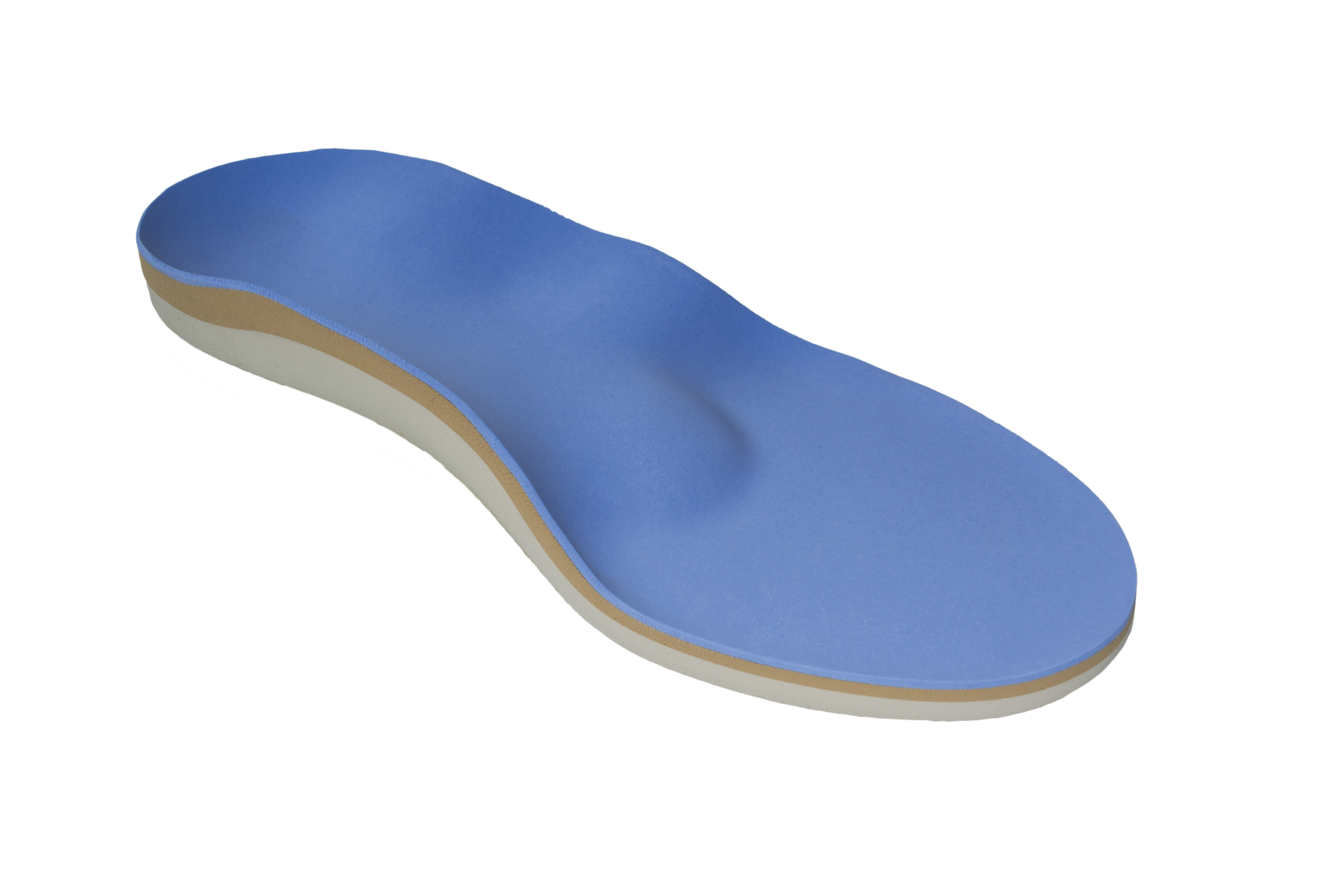 Diabetesadaptierte Fußbettung aus nora Lunatec combi 2 und Lunairmed in hellblau